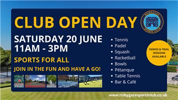 Club Open Day